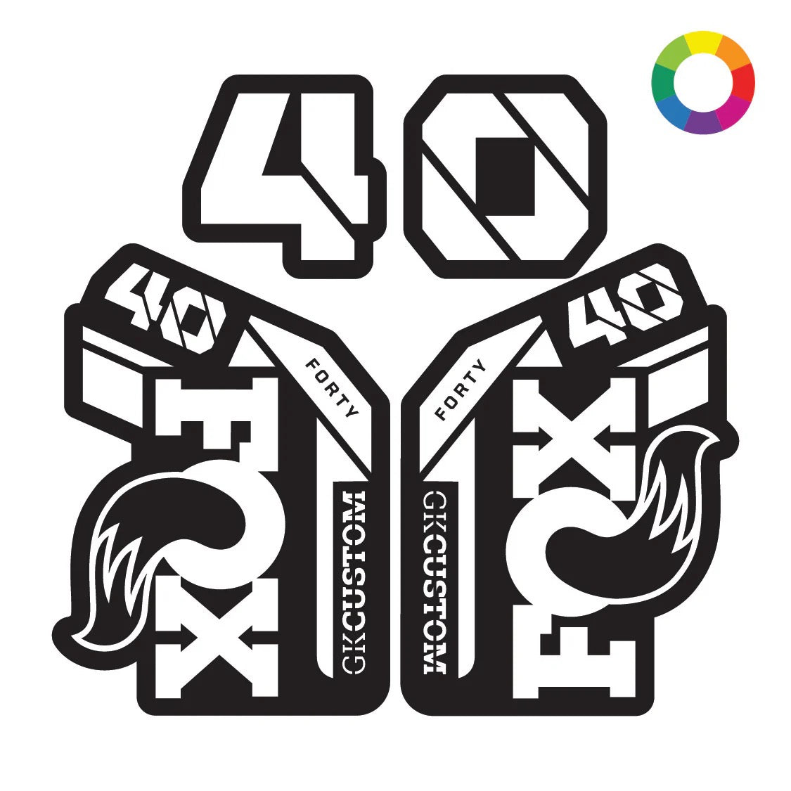 Fox 40 decal